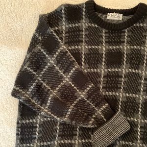 Vintage AREA by Tag 80’s/90’s Plaid Sweater